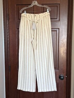 NEW w/Tags: Rails, Wide Leg, Linen Blend Pants, Women's L